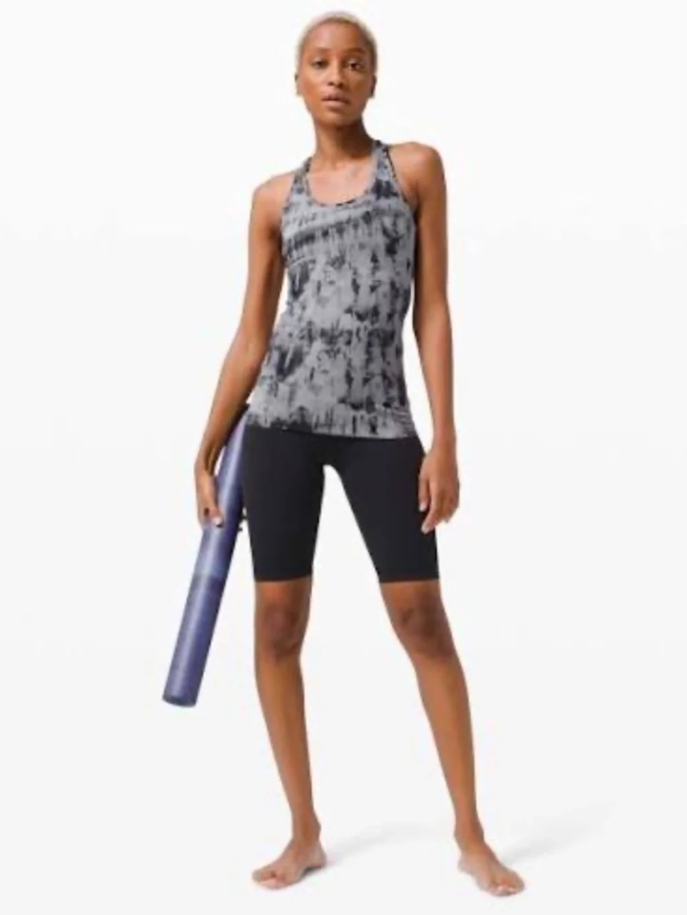 Lululemon Cool Racerback II Nulu Game Day Dark Chrome Black Multi